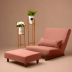 Borneo - Floor Sofa and Lounger (Peach)