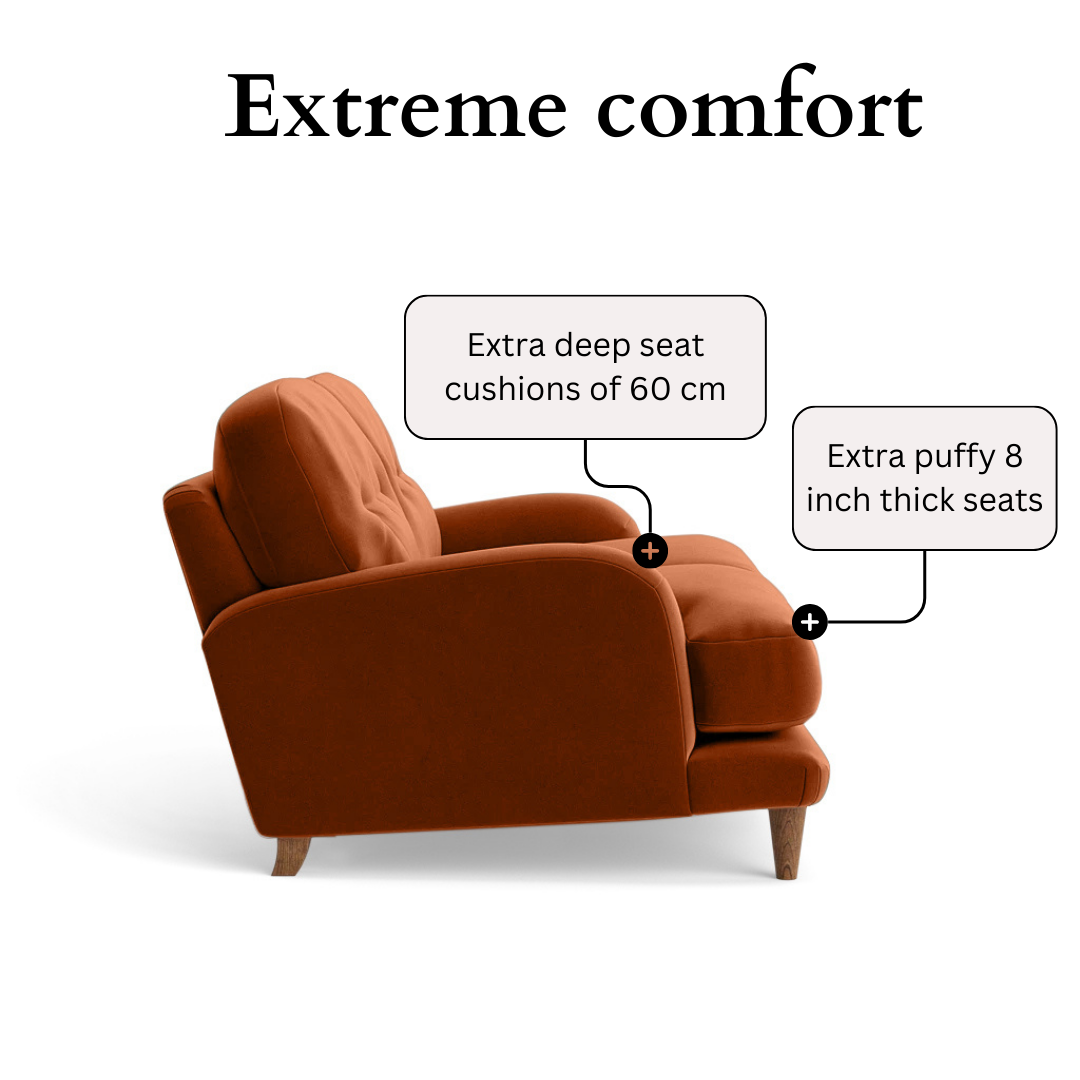 Sugar Sofa - 2 Seater - Copper