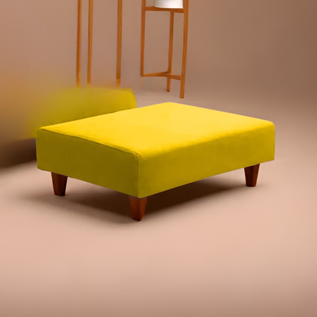 Single Pouffe (Yellow)