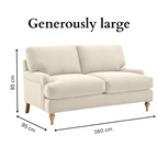 Lemon Sofa - 2 Seater - Beige