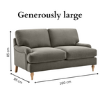 Lemon Sofa - 2 Seater - Grey