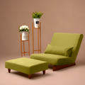 Borneo - Floor Sofa and Lounger (Olive Green)