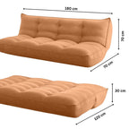The Rosetta | Sofa Bed (Light Orange)