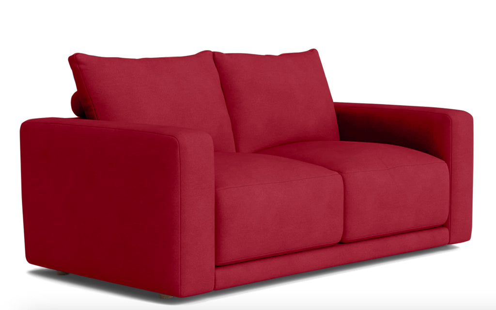 Plum Sofa - 2 Seater - Maroon