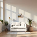 Jamun Sofa - Loveseat - Beige