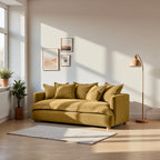 Jamun Sofa - 2 Seater - Mustard