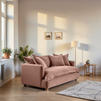 Jamun Sofa - 2 Seater - Peach