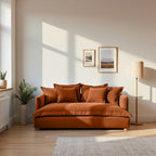 Jamun Sofa - 2 Seater - Copper