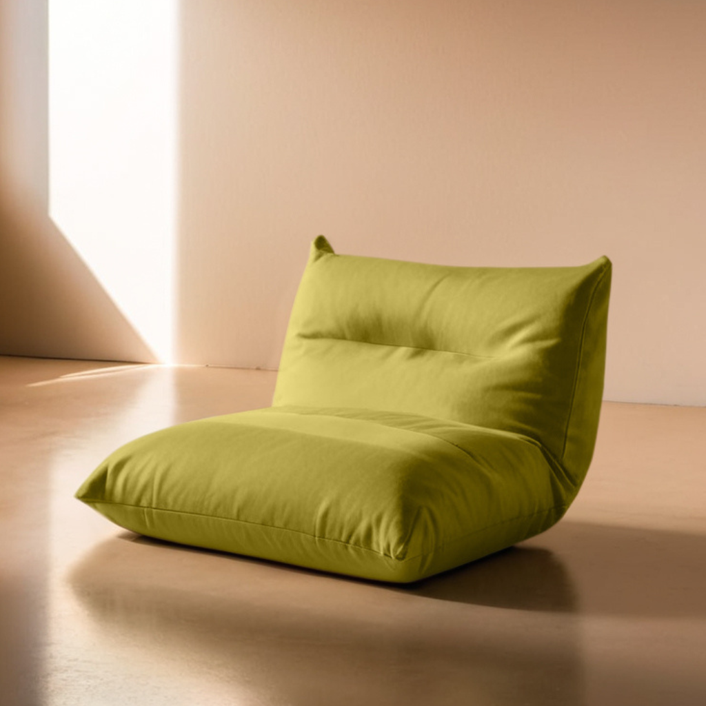 Flooton - Floor Sofa and Futon Bed - Olive Green
