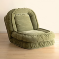 Woolly - Human Dog Bed/Floor Sofa Bed - Olive Green