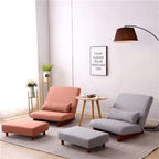 Single Pouffe (Peach) - CosyLabs