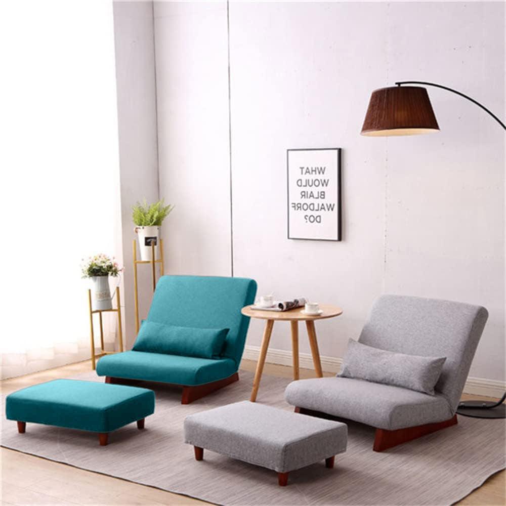 Borneo with Pouffe - Floor Sofa and Lounger (Turquoise) - CosyLabs