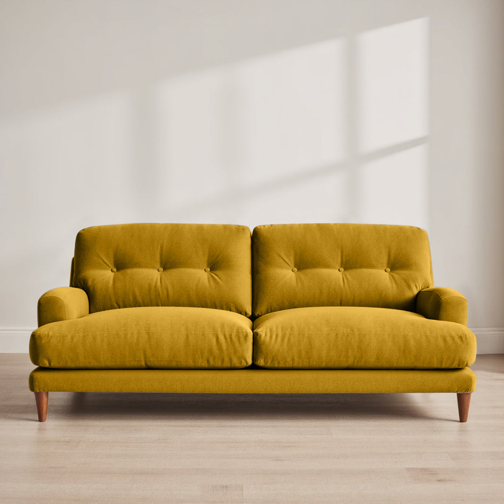 Sugar Sofa - 3 Seater - Mustard