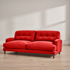 Sugar Sofa - 3 Seater - Hot Red